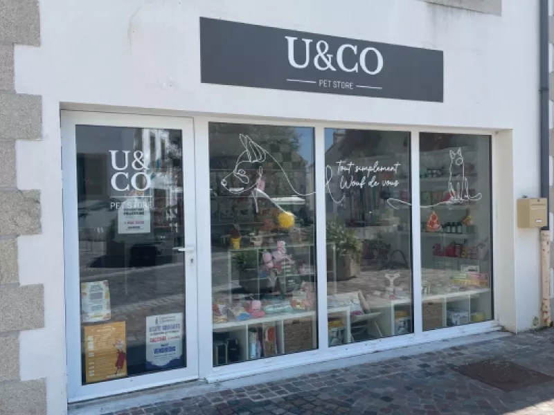U&Co à Quiberon : une nouvelle vitrine qui a du chien !